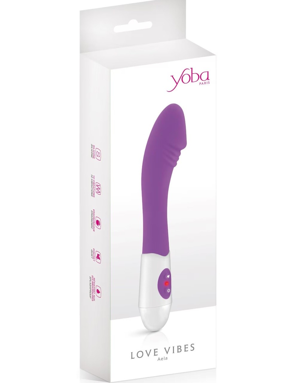 Silikonski vibrator | Aela Violet