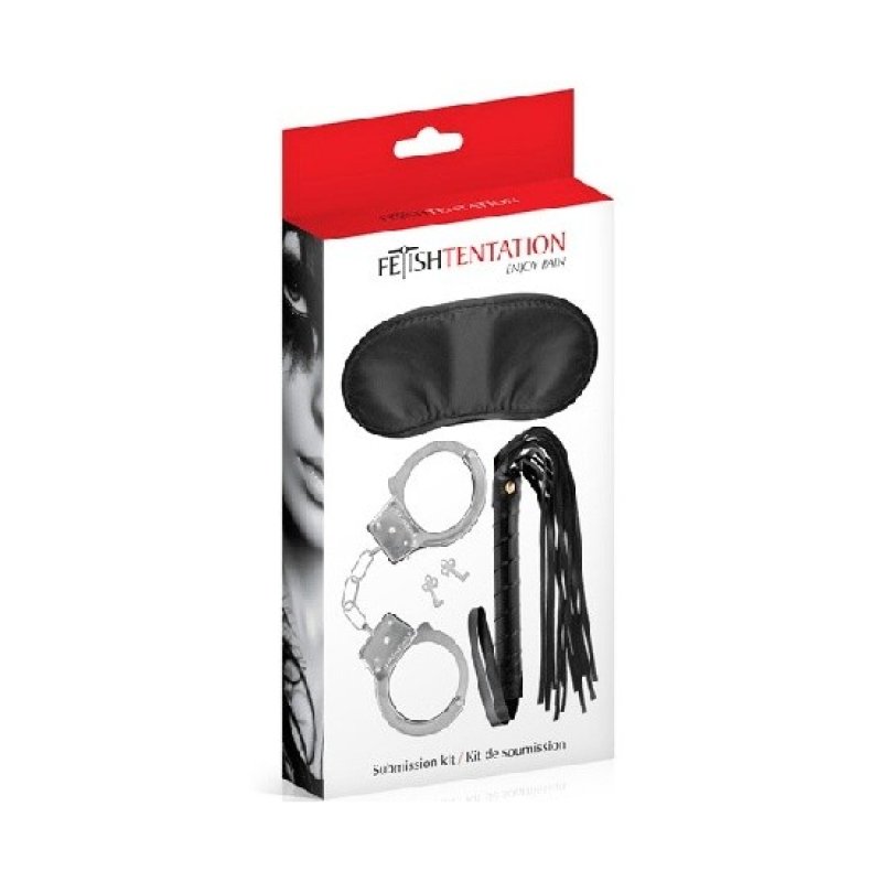 Lisice bič i maska | Fetish S&M Komplet