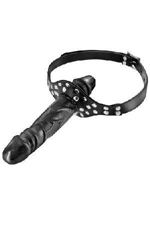 Double penis gag black
