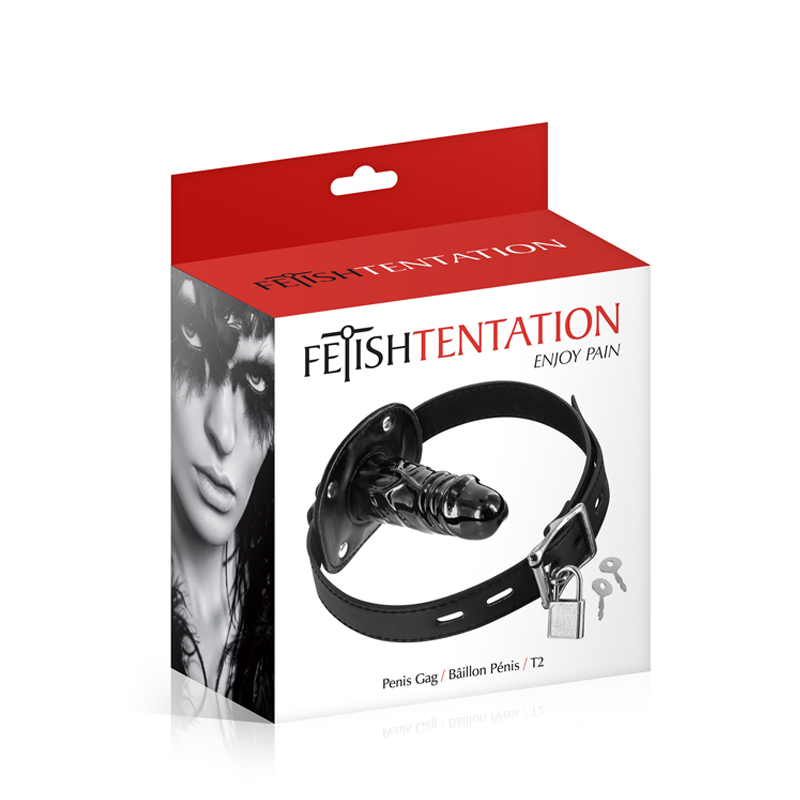 Fetish penis gag medium