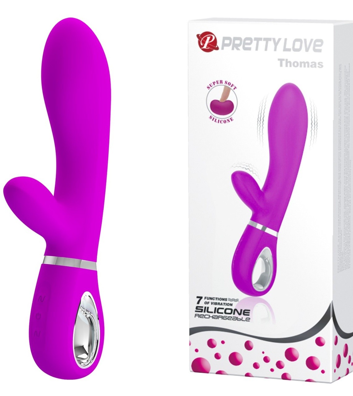 Punjivi silikonski vibrator | Thomas