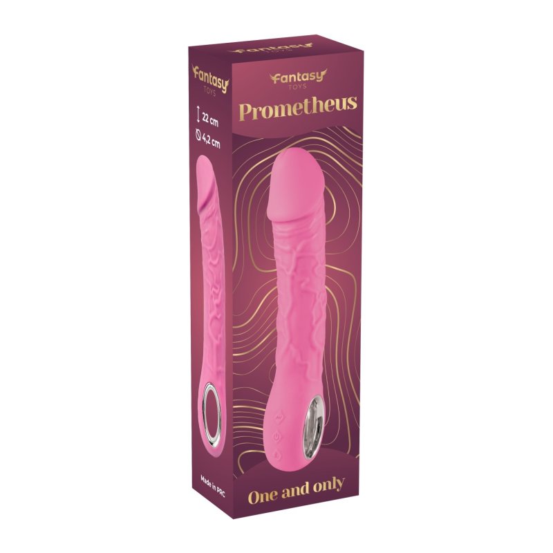 Silikonski Vibrator sa grejanjem | Prometheus Pink