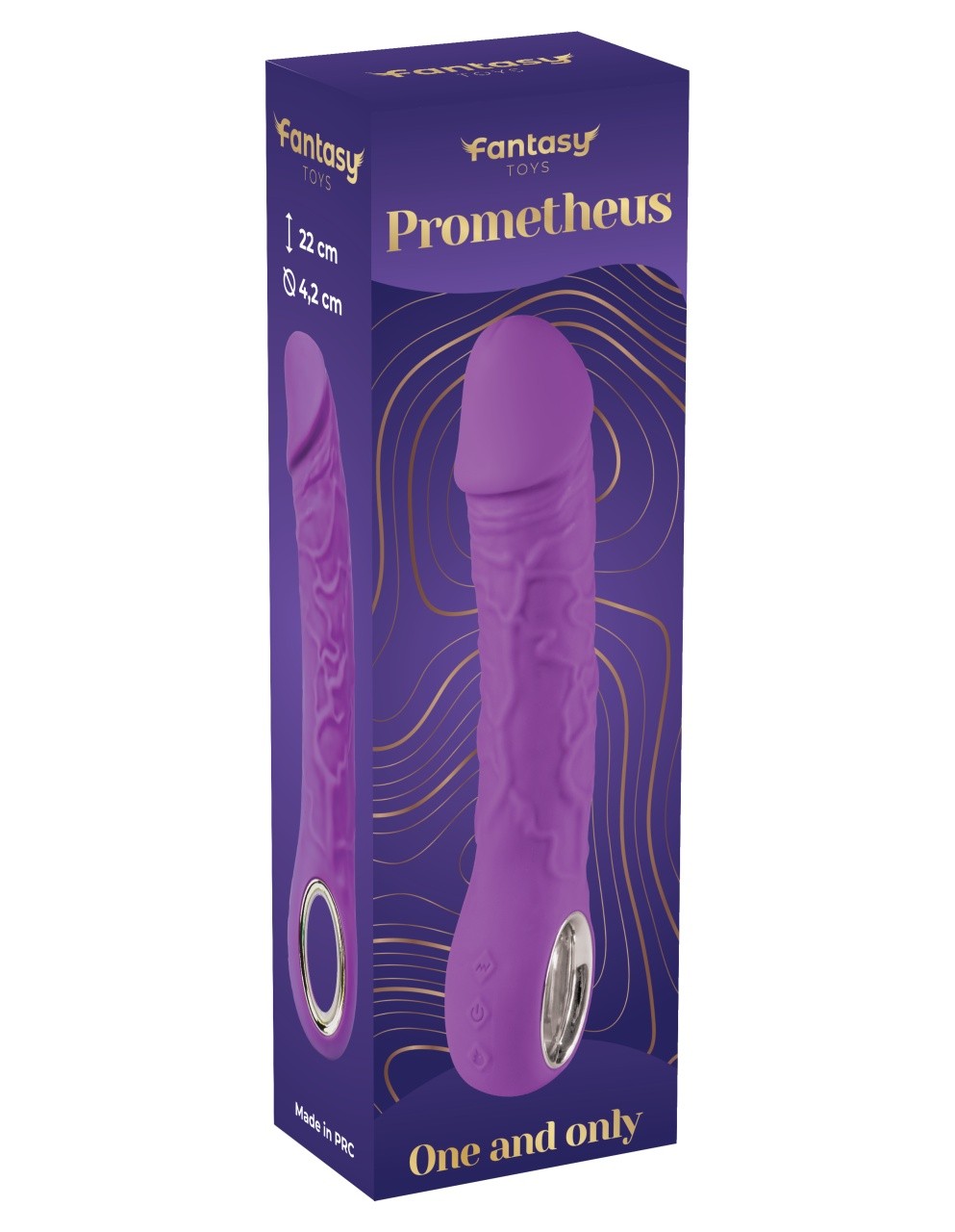 Silikonski Vibrator sa grejanjem | Prometheus Lila