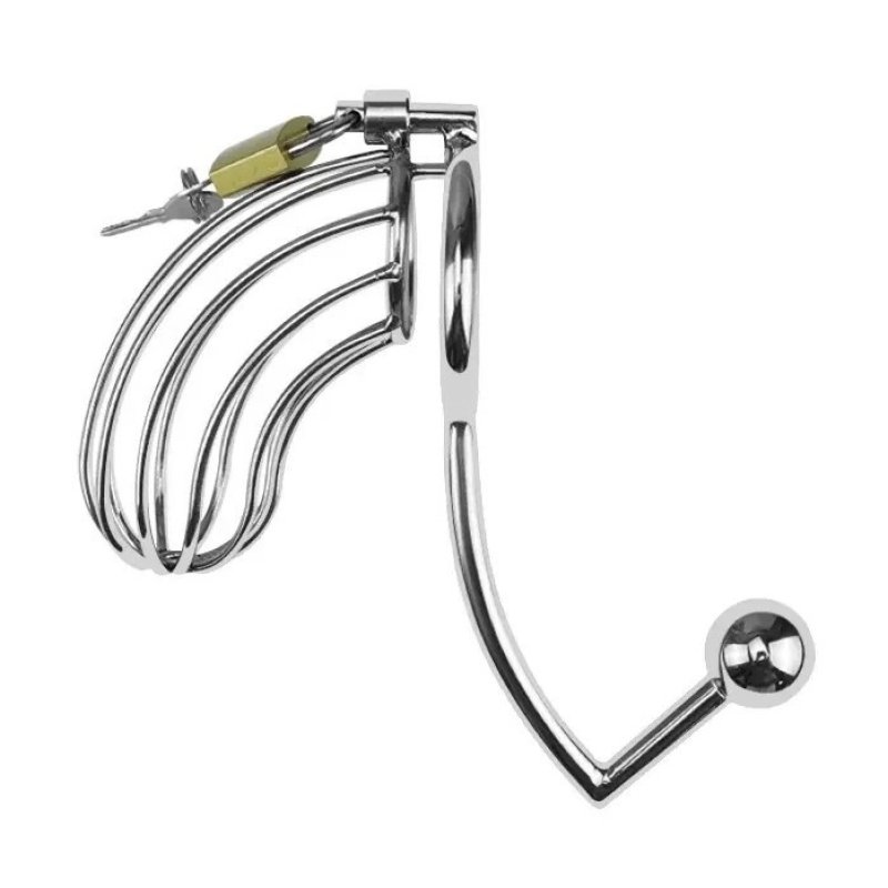 Kavez za penis/masažer prostate | 2u1 BDSM komplet