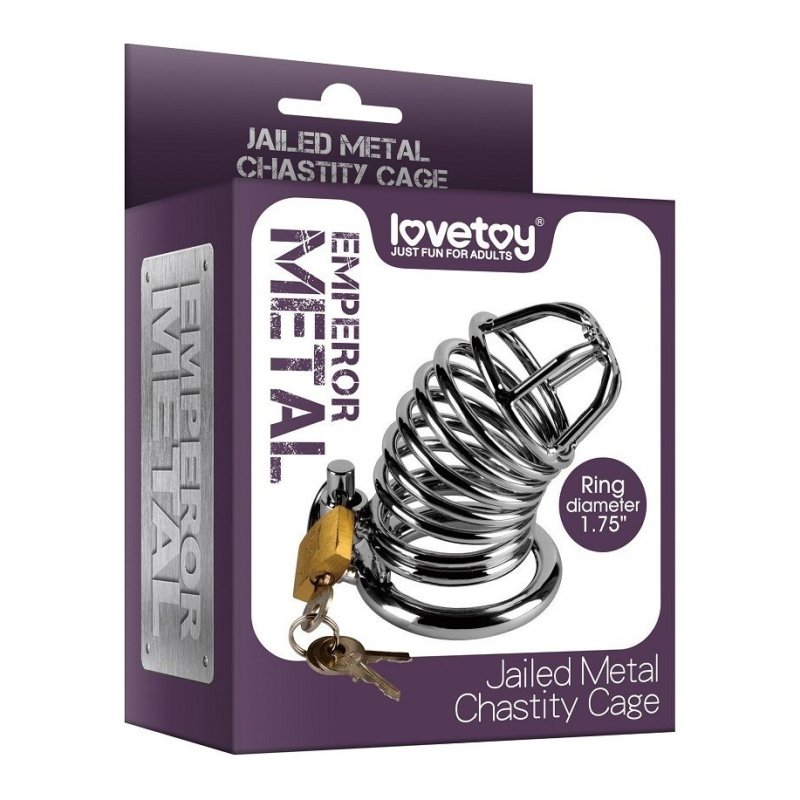Kavez za penis metalni | LoveToy Jailed Metal Chastity Cage