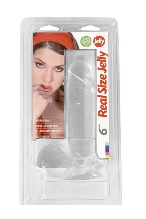 Real size jelly clear 6