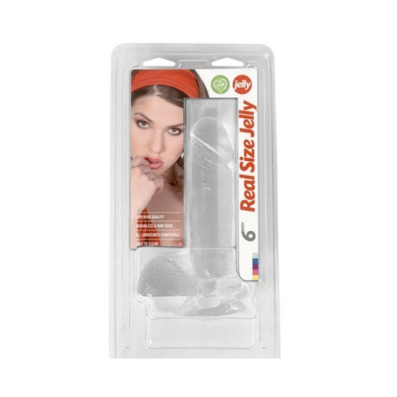 Real size jelly clear 6