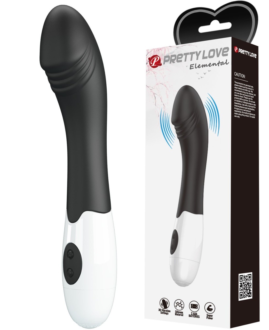 Vibrator za G-tačku | Elemental Black