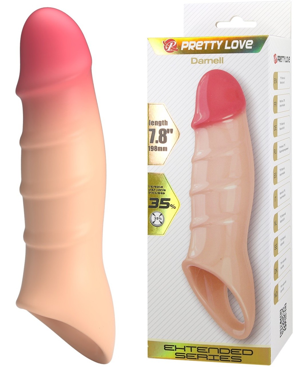 Mekana realistična navlaka za penis | Damell