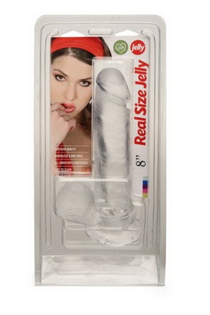 Real size jelly white 8