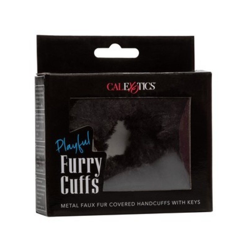 Furry cuffs black