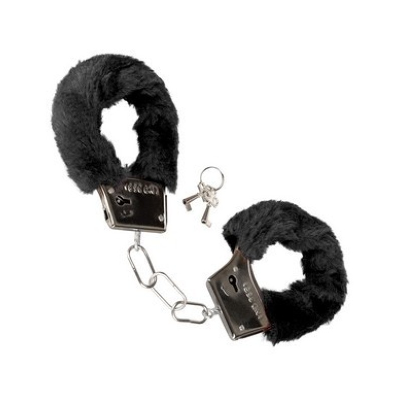Furry cuffs black
