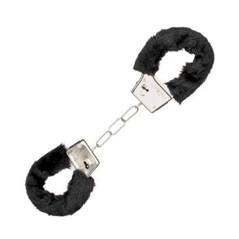 Furry cuffs black