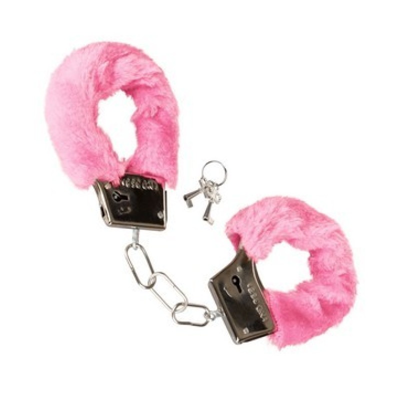 Furry cuffs pink