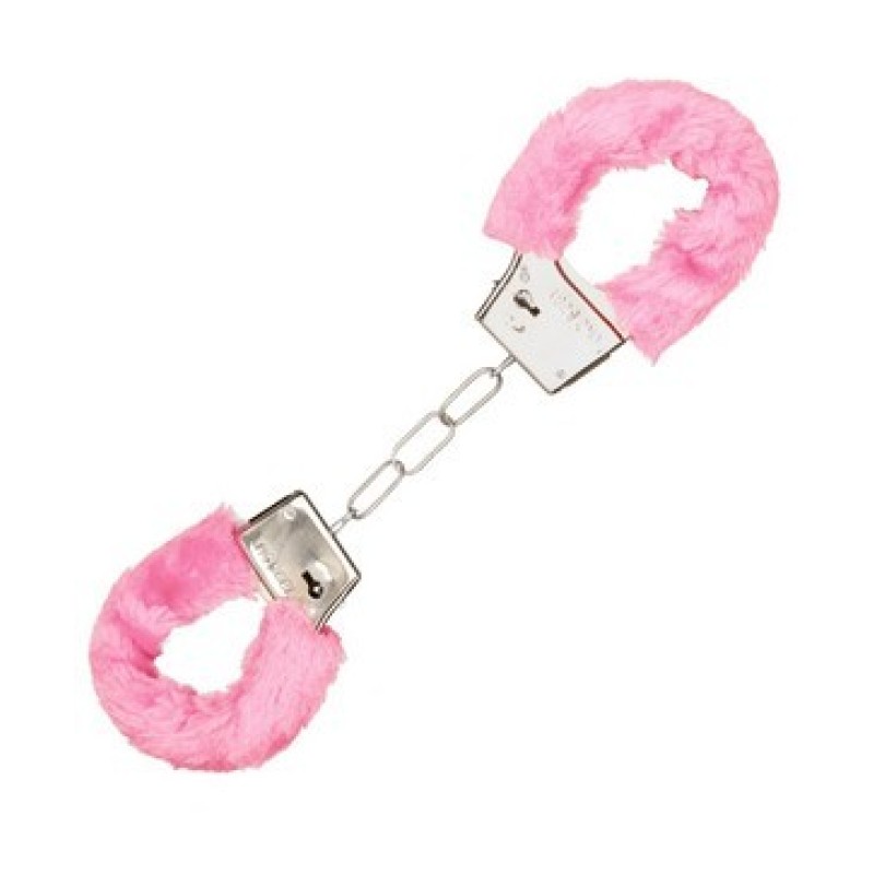 Furry cuffs pink