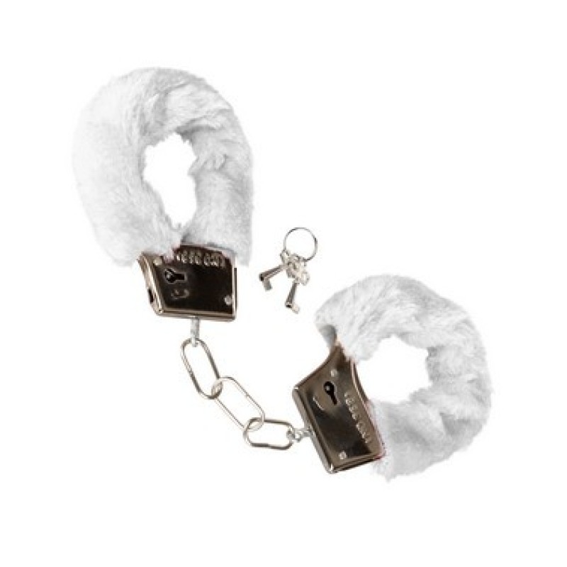 Furry cuffs white