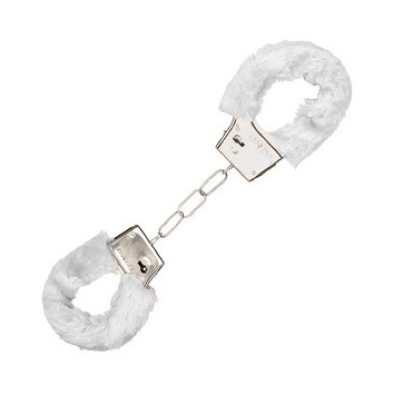 Furry cuffs white