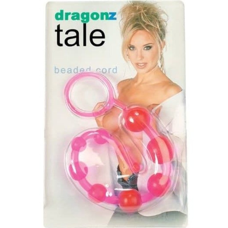 Dragonz Tale Beaded Cord Analne kuglice (roze)