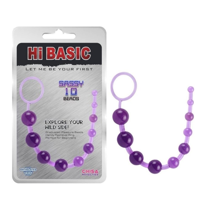 Hi Basic Sassy Analne kuglice (ljubičaste)