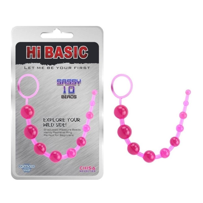 Hi Basic Sassy Analne kuglice (roze)