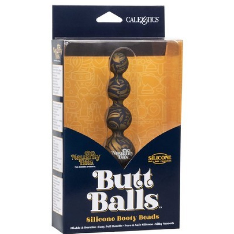 CalExotics Naughty Bits Butt Balls Silikonske analne kuglice