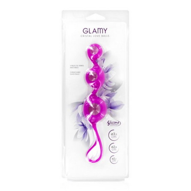 Glamy's Cristal Love Balls Analne kuglice