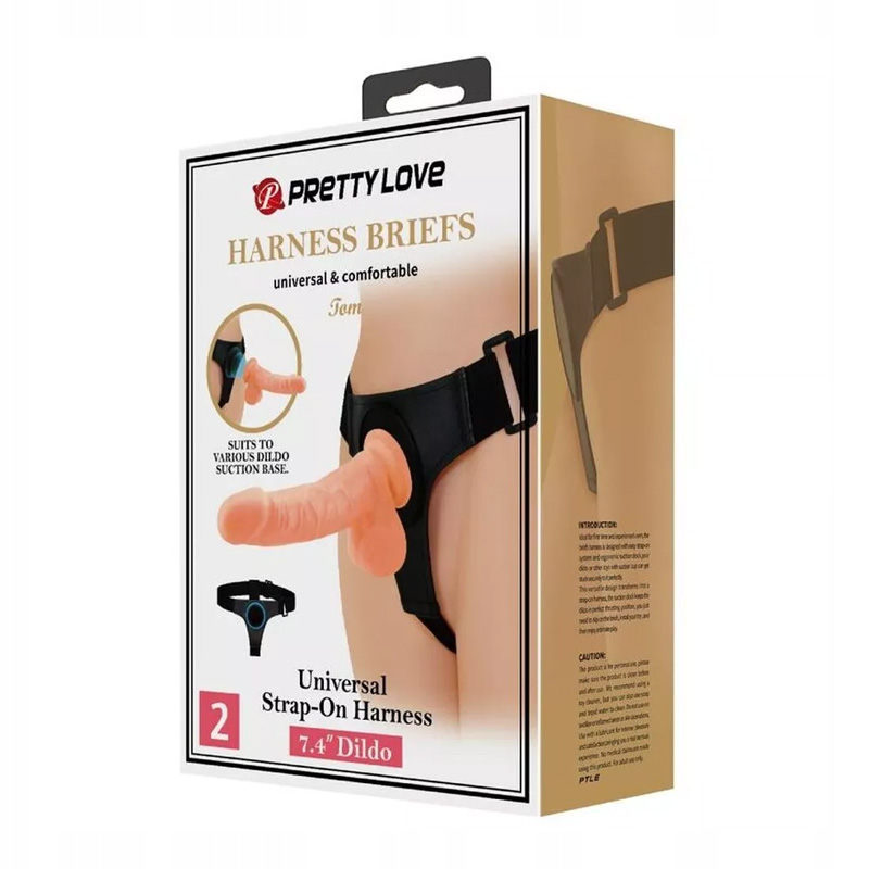Pretty Love Universal Strap-On Harness Briefs Tom