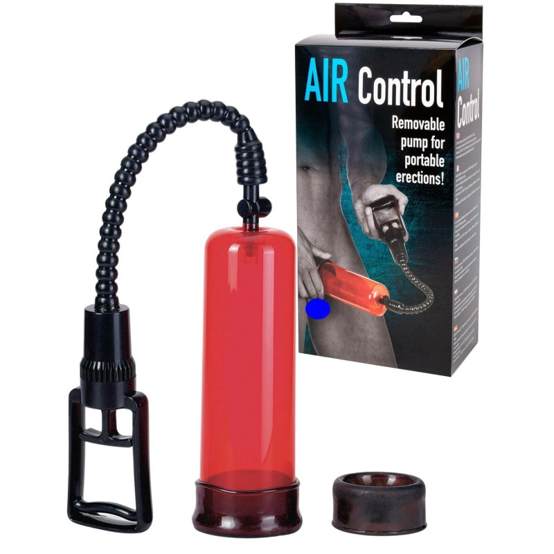 Air Control Pumpa za penis (crvena)