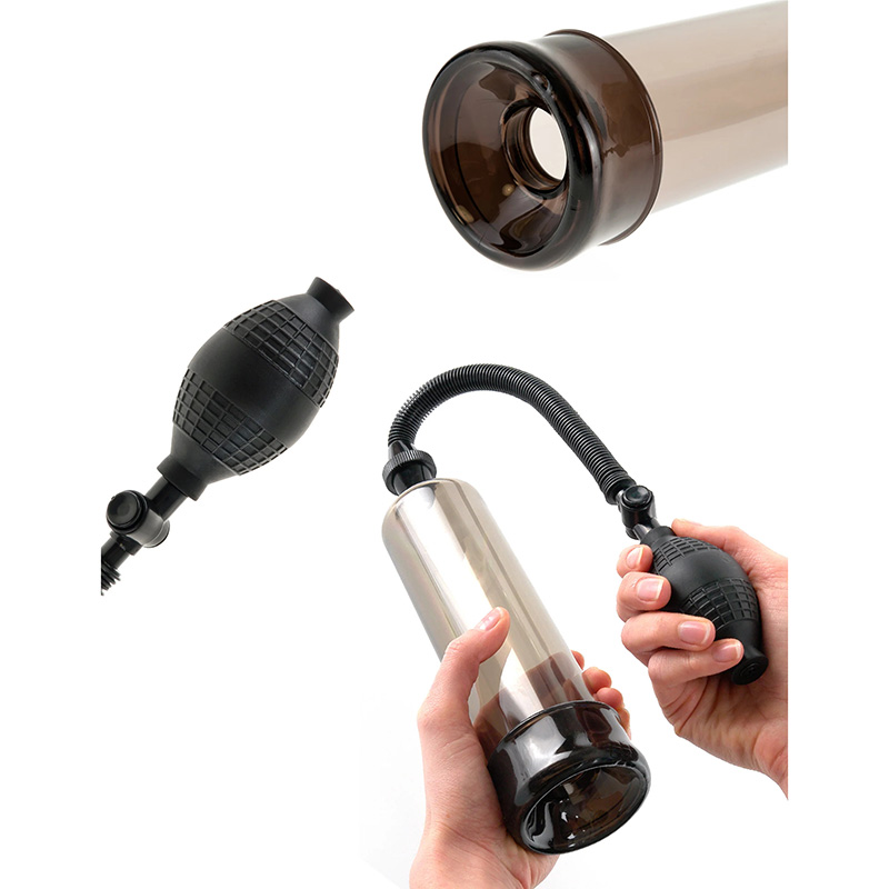 Pumpa za penis Pump Worx - Beginner's Power Pump (crna)