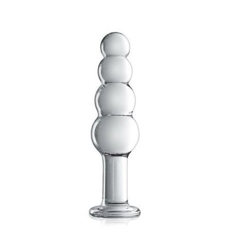 GLOSSY DILDO 9 CLEAR