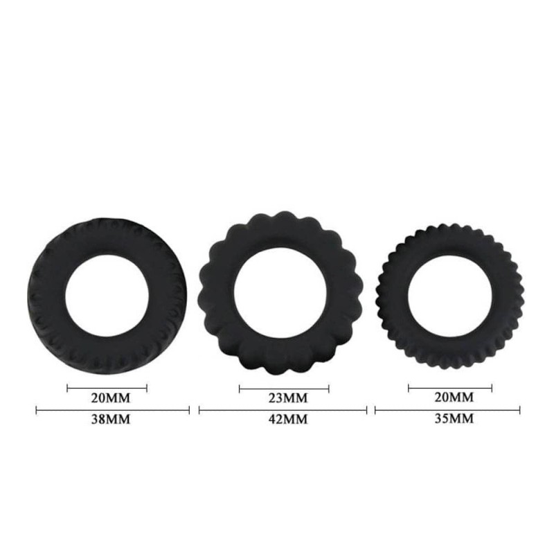 TITAN 3 SET PRSTENA