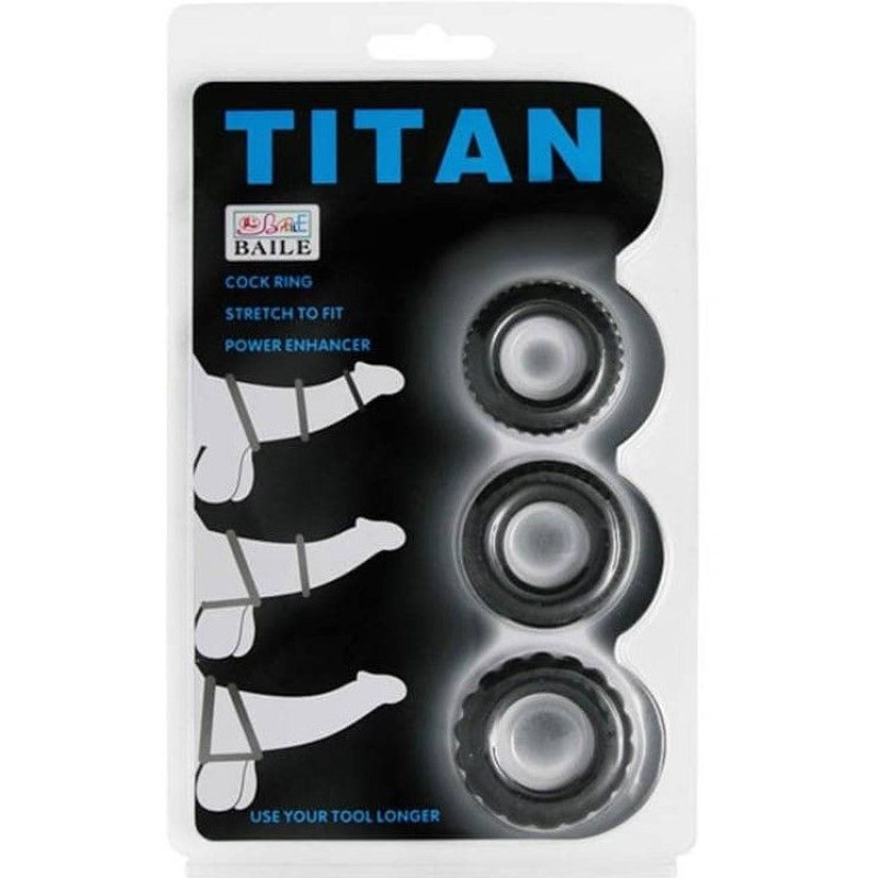 TITAN 3 SET PRSTENA