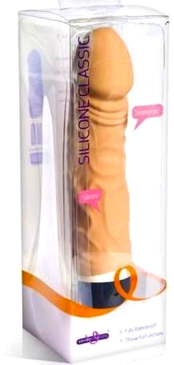 Silikonski vibrator | Classic Plus Flesh