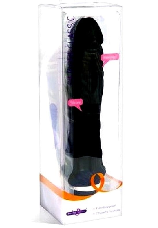 Silikonski vibrator | Classic Black XL