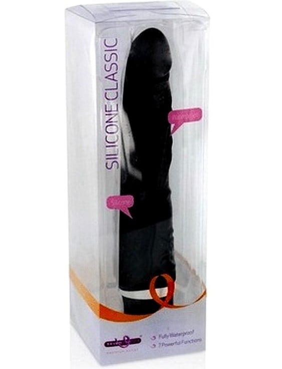 Silikonski vibrator | Classic Black