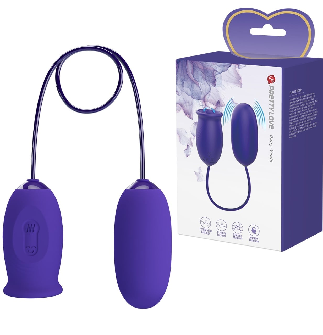 Vibro jaje i klito masažer 2u1 | Daisy