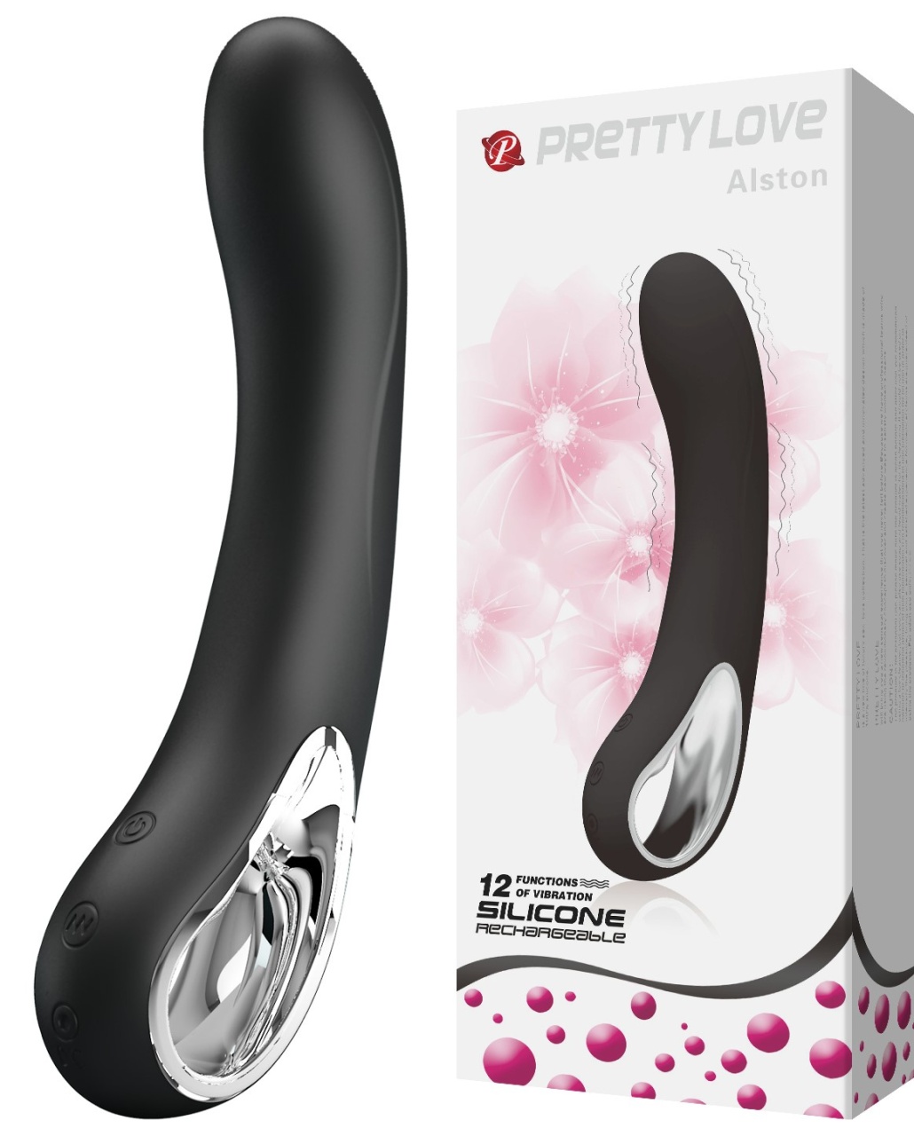 Silikonski vibrator | Alston Black