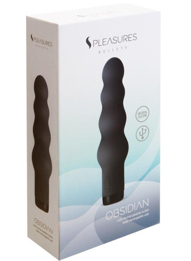 Analni vibrator od silikona | Pleasures Obsidian