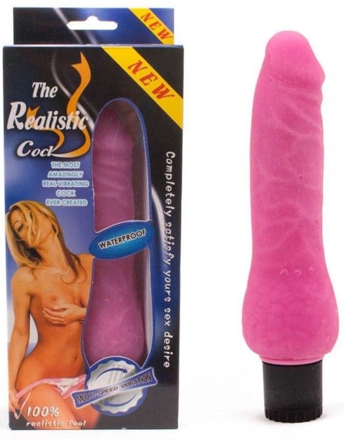 Realistični mekani pink vibrator | Realistic Cool