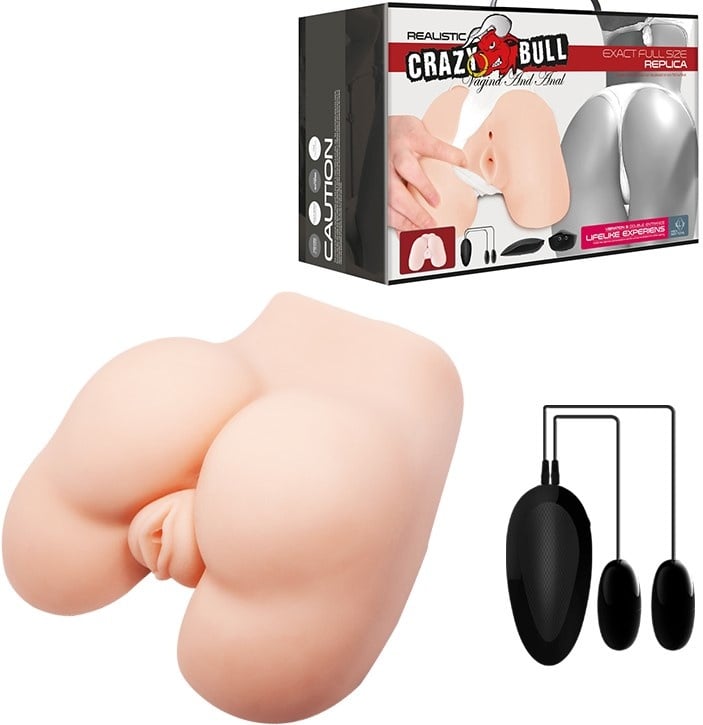 Realistična vibro vagina | Crazy Bull Vibro Us