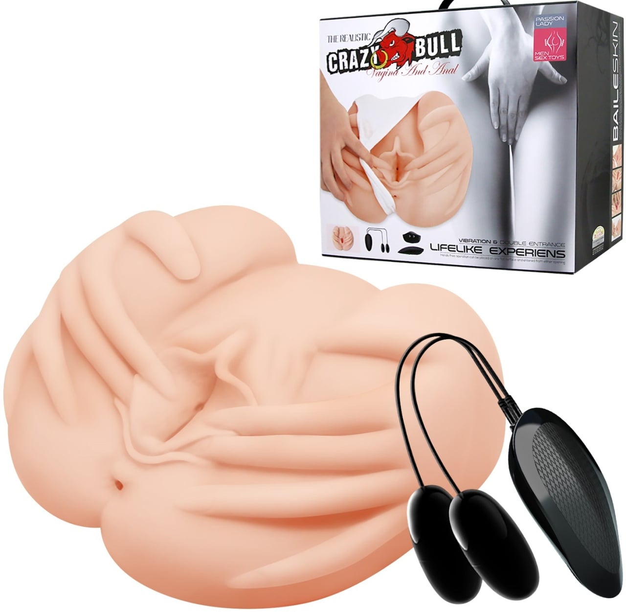 Realistična vibro vagina | Crazy Bull Open Hand