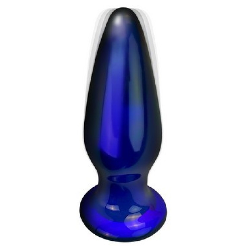 Shining vibro glass plug