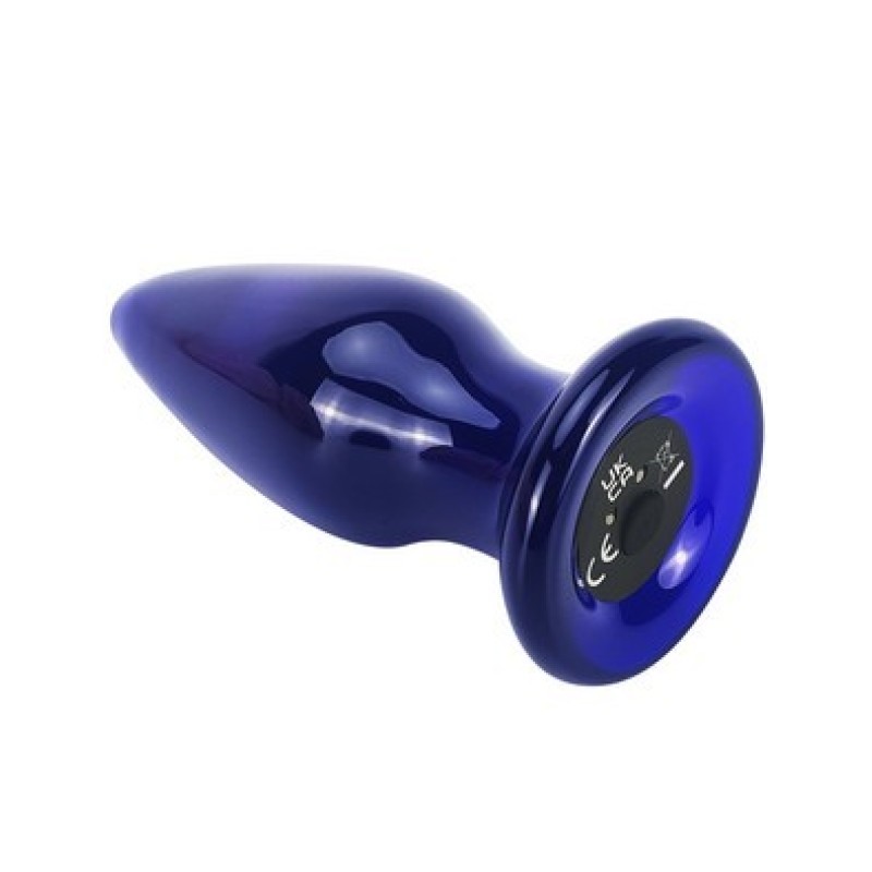 Shining vibro glass plug