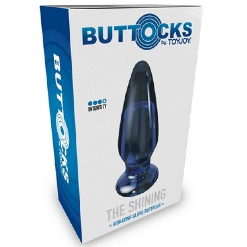 Shining vibro glass plug
